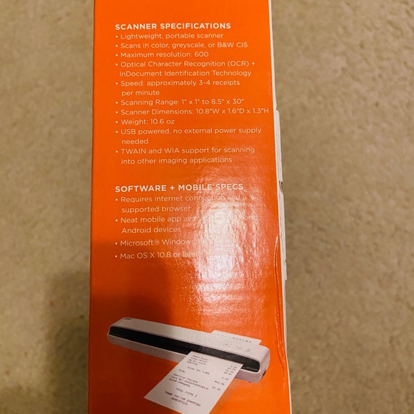 Neat Receipts Portable Scanner - Picture 6 of 6